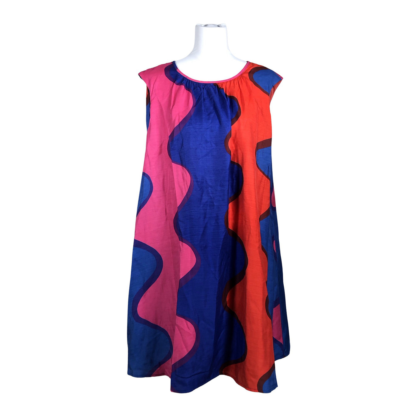 Unisex Marimekko - Schiffon dress, size 38 - Pink (1)