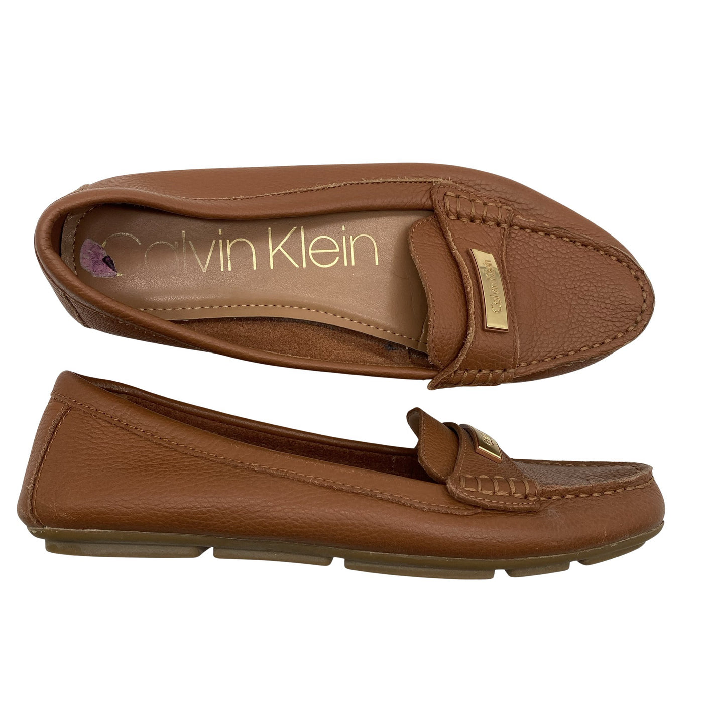 Unisex Calvin Klein - Ballerinas, size 38 - Brown (1)