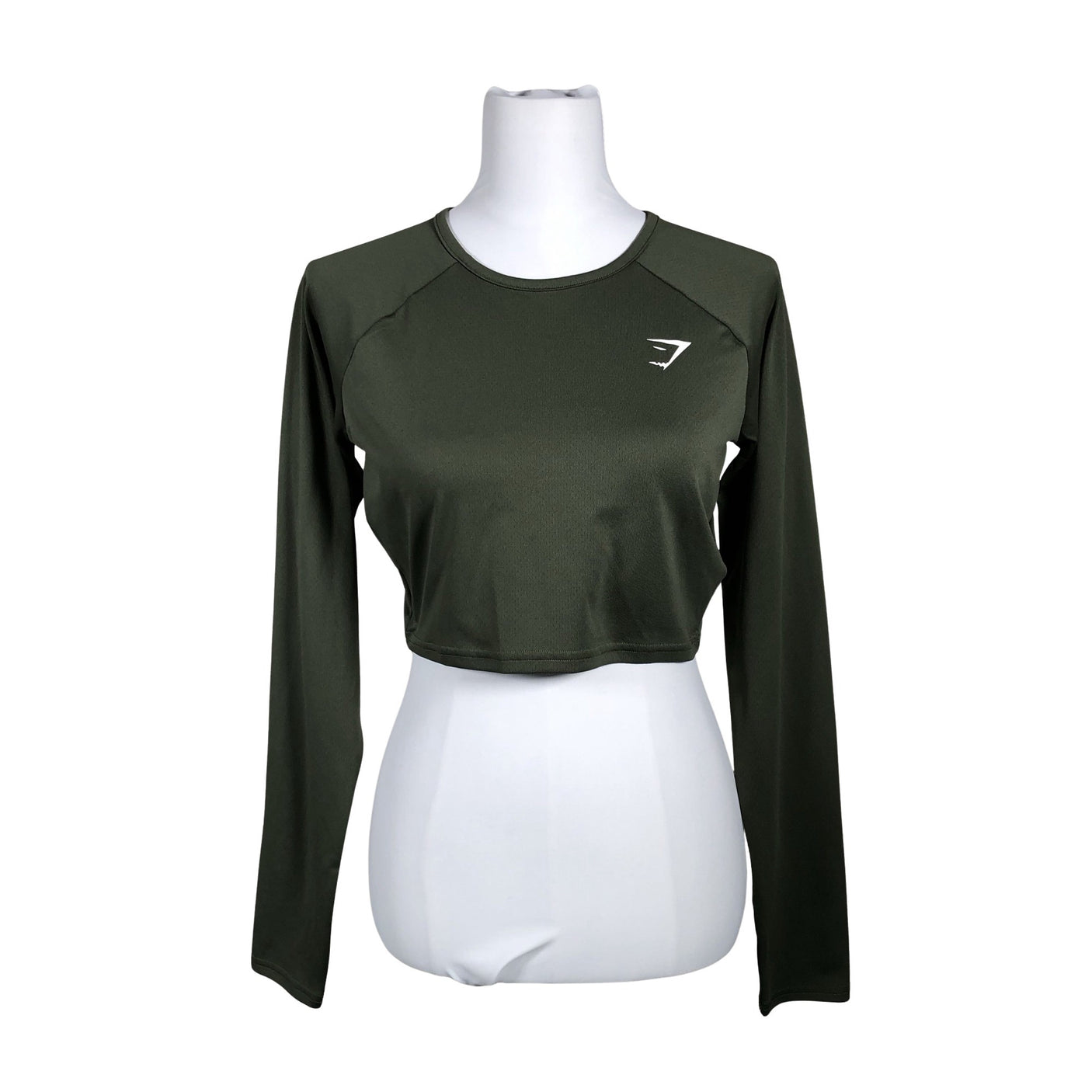 Unisex Gymshark - Sports shirt, long sleeve, size 38 - Green (1)