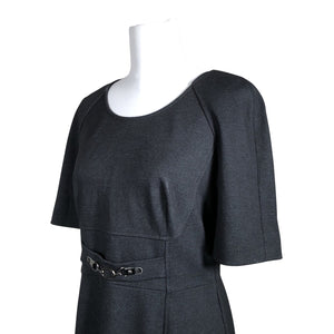Unisex Andiata - Tricot dress, size 40 - Gray (2)