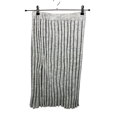 Unisex Handmade - Knit skirt, size 36 - Gray ()