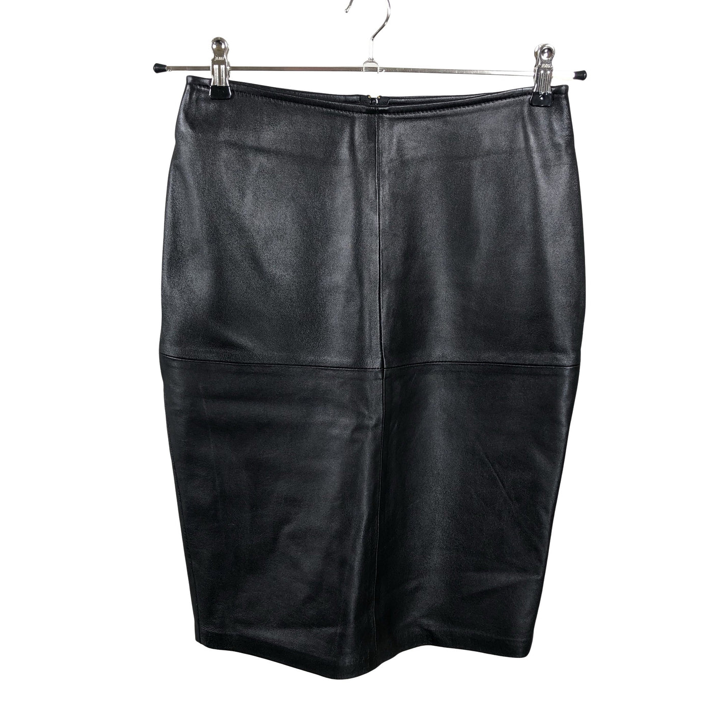 Unisex Benetton - Leather skirt, size 36 - Black (1)