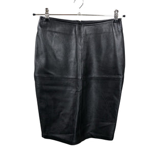 Unisex Benetton - Leather skirt, size 36 - Black (1)