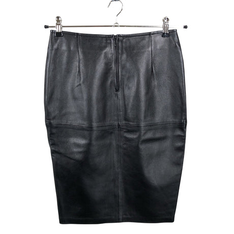 Unisex Benetton - Leather skirt, size 36 - Black (2)