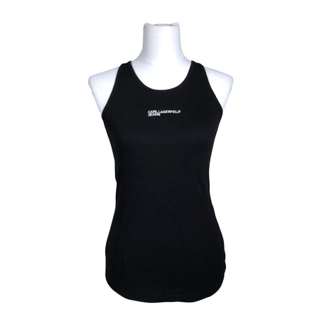 Unisex Karl Lagerfeld - Tricot tank top, size 40 - Black ()
