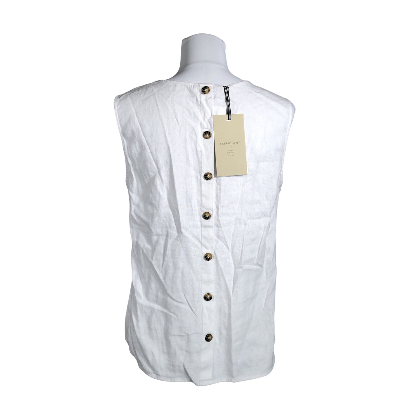 Unisex Free Quent - Top, size 38 - White (2)