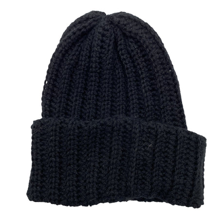 Unisex Handmade - Winter beanie, size 56 - 58 cm - Black ()