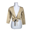 Unisex Andiata - Knit bolero jacket, size 36 - Beige ()
