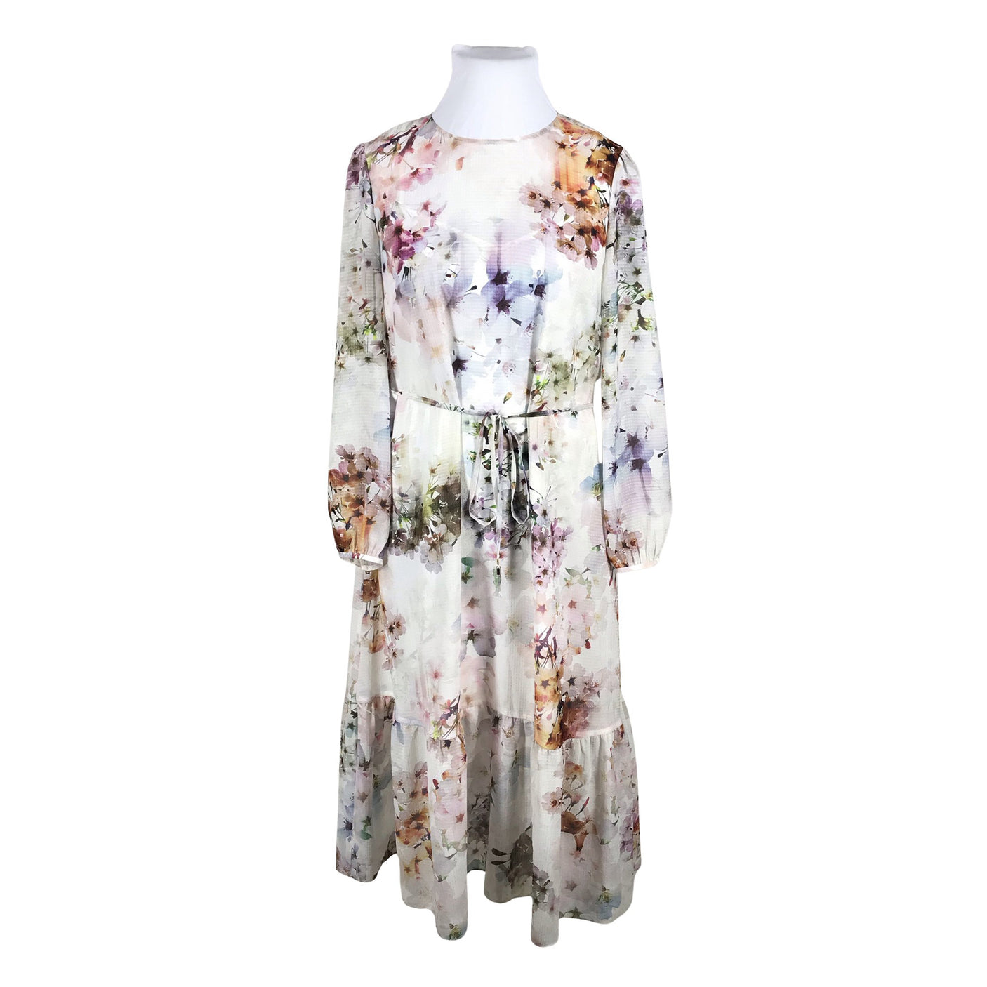 Unisex Ted Baker - Schiffon dress, size 44 - White (1)