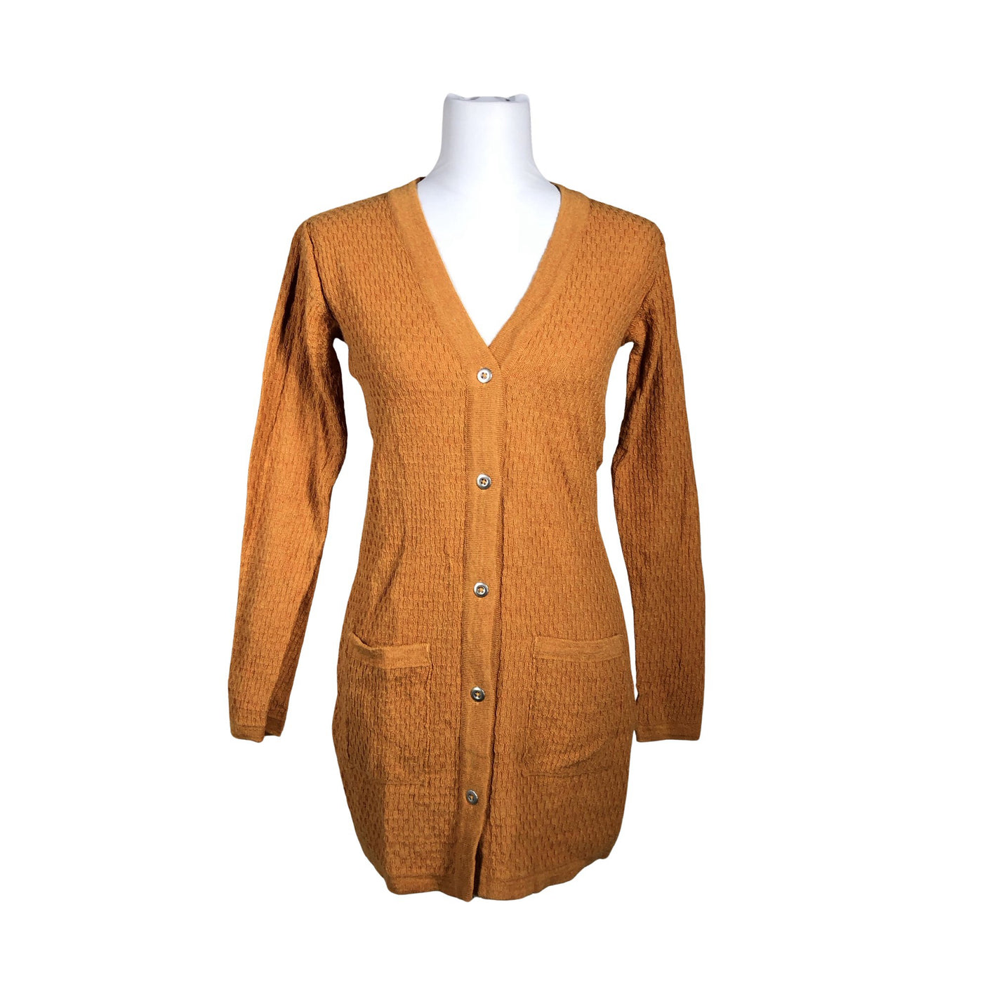 Unisex Alpa - Cardigan, size 36 - Orange (1)