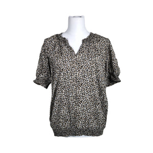 Unisex Free Quent - Short-sleeved blouse, size 40 - Black (1)
