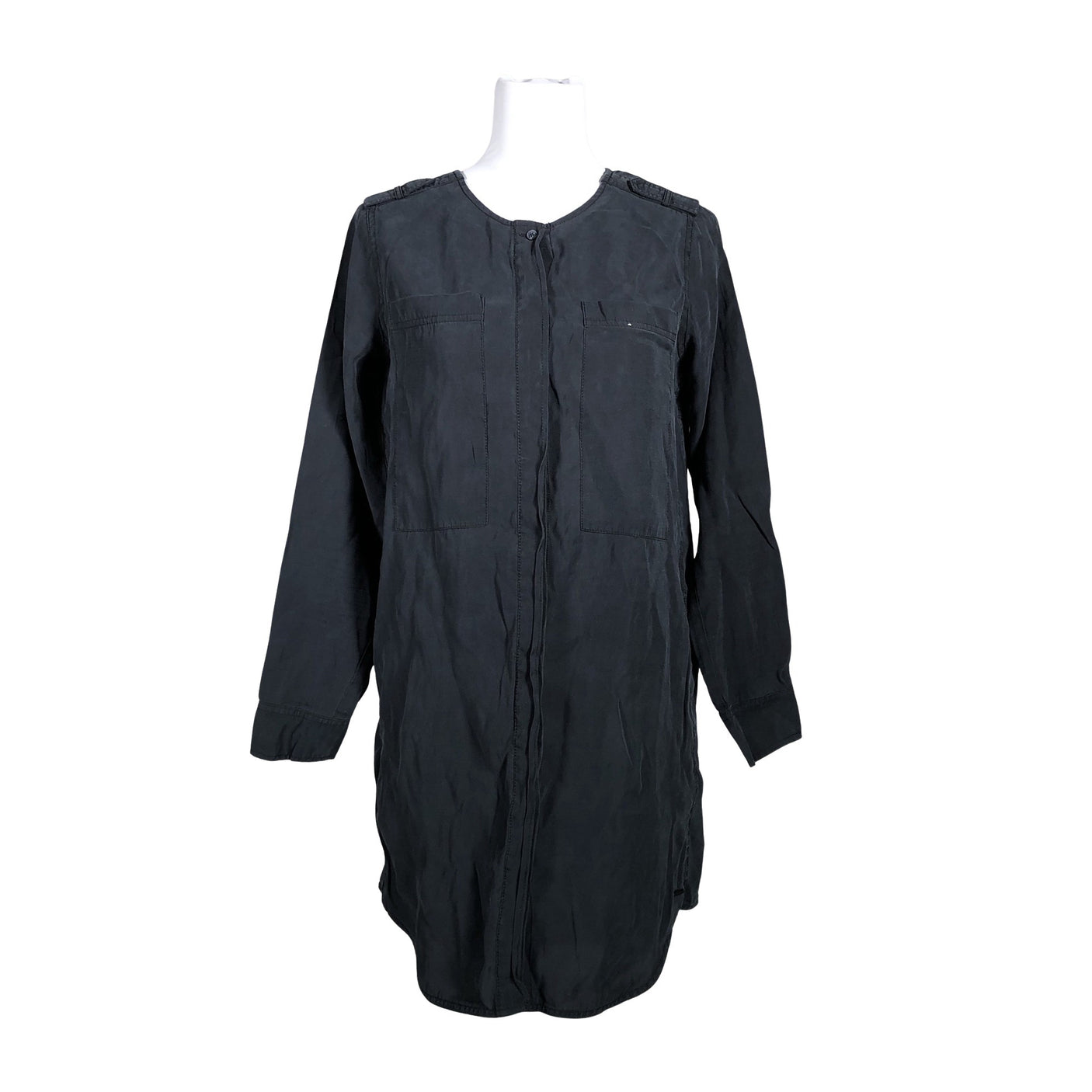 Unisex Calvin Klein Jeans - Schiffon tunic, size 38 - Gray (1)