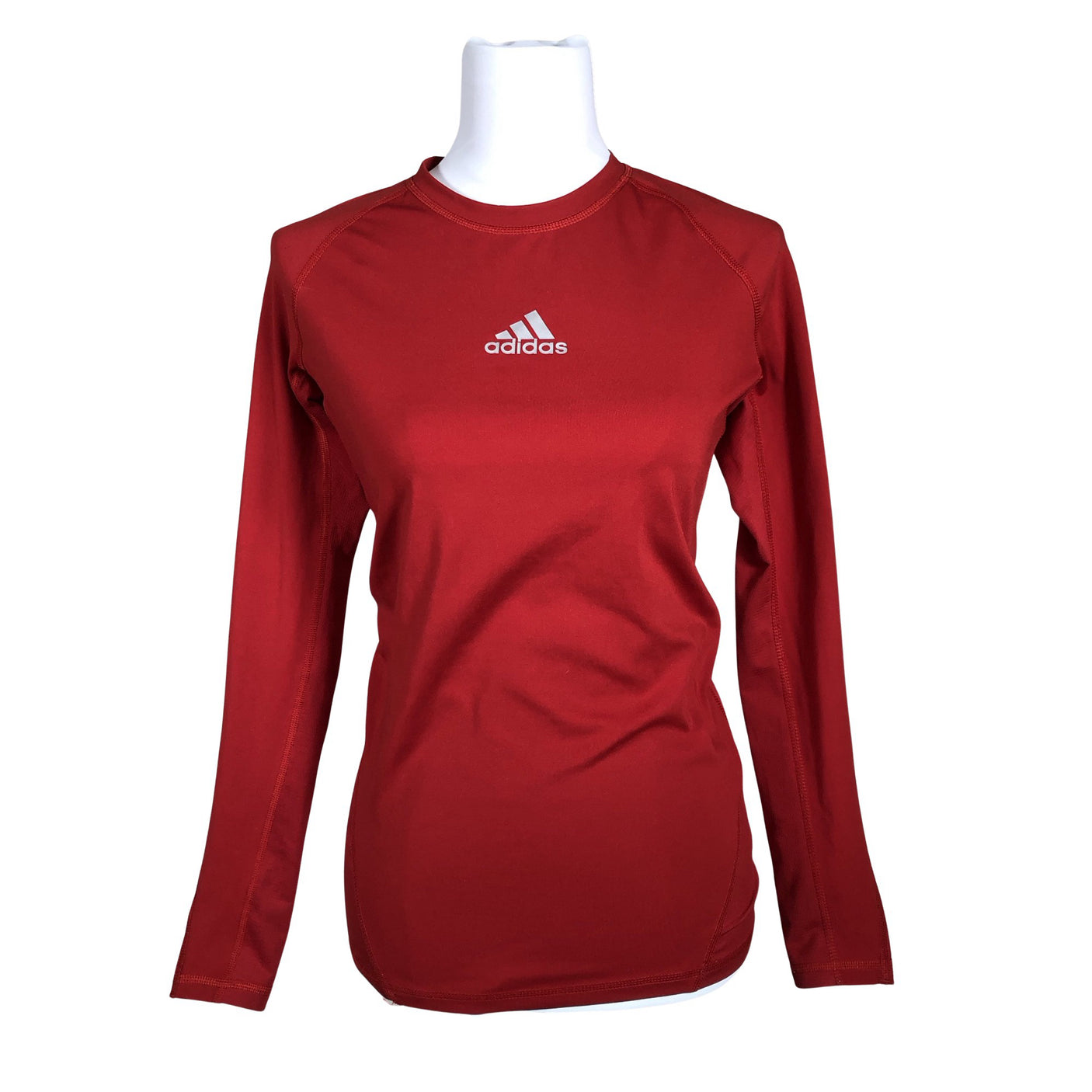 Unisex Adidas - Sports shirt, long sleeve, size 36 - Red (1)