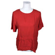 Unisex Selected - Short-sleeved blouse, size 40 - Red ()