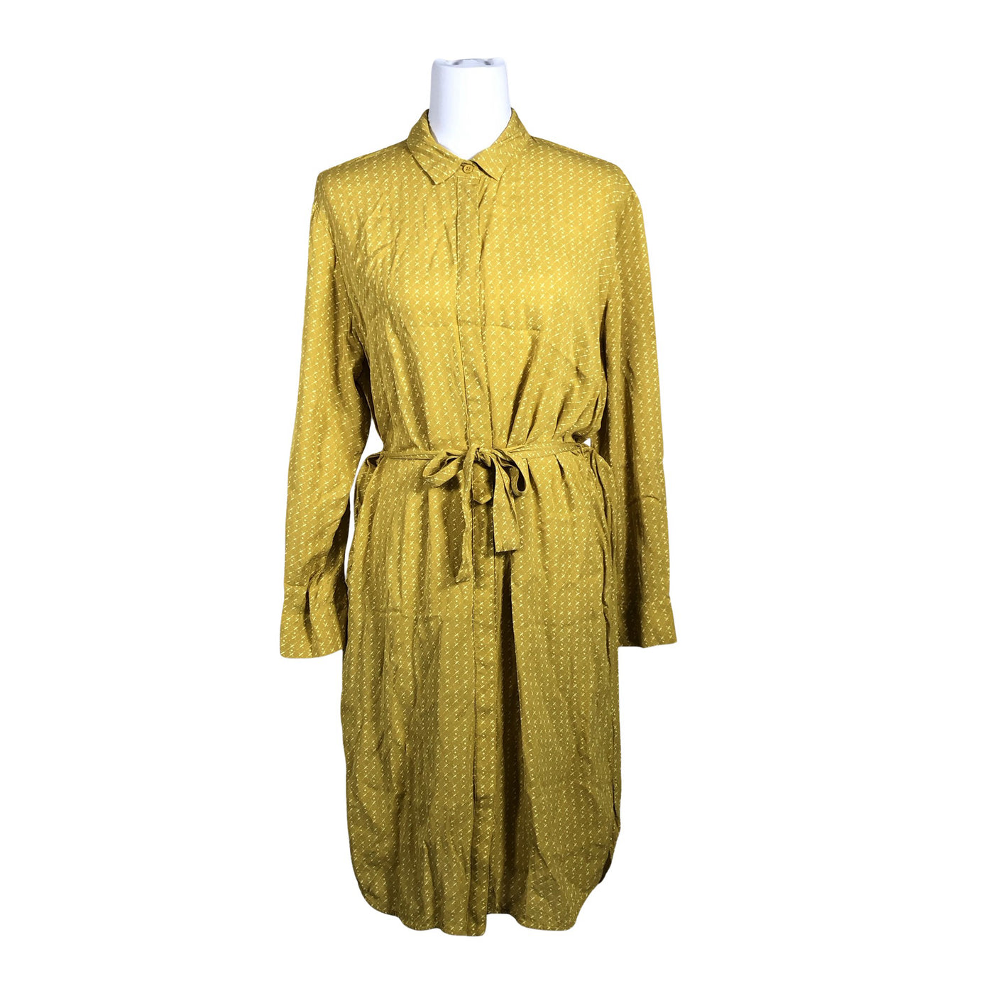 Unisex Samsoe&Samsoe - Schiffon dress, size 40 - Yellow (1)