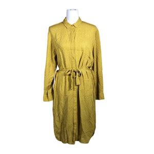 Unisex Samsoe&Samsoe - Schiffon dress, size 40 - Yellow (1)