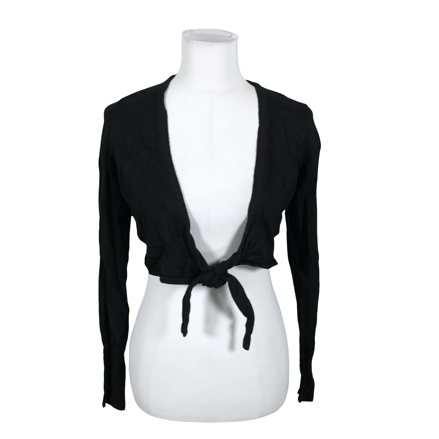Unisex Esprit - Knit bolero jacket, size 36 - Black (1)