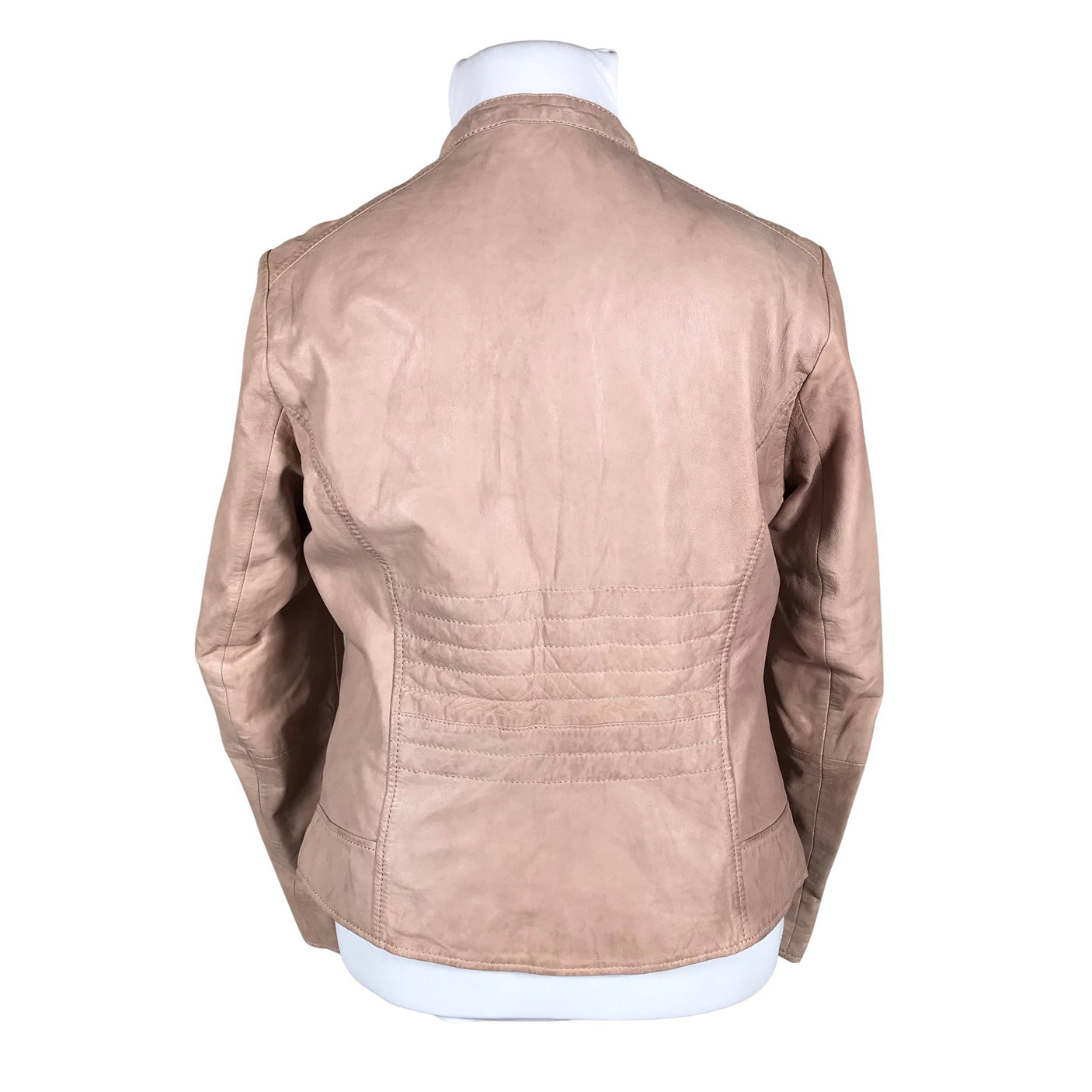 Unisex Saki - Leather jacket, size 44 - Light pink (3)