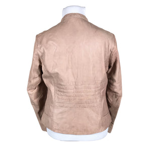 Unisex Saki - Leather jacket, size 44 - Light pink (3)