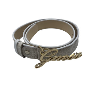 Unisex Guess - Leather belt, size Ei kokoa - Natural white (1)