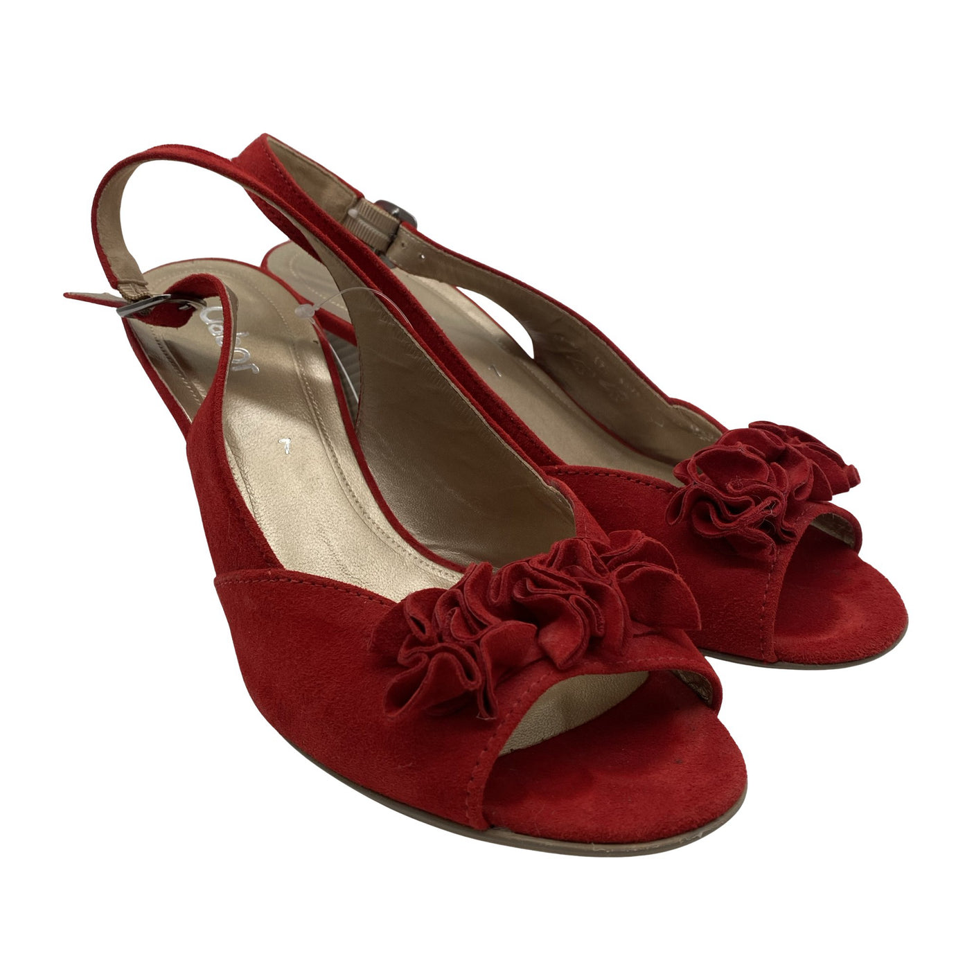 Unisex Gabor - High heels, size 40 - Red (2)