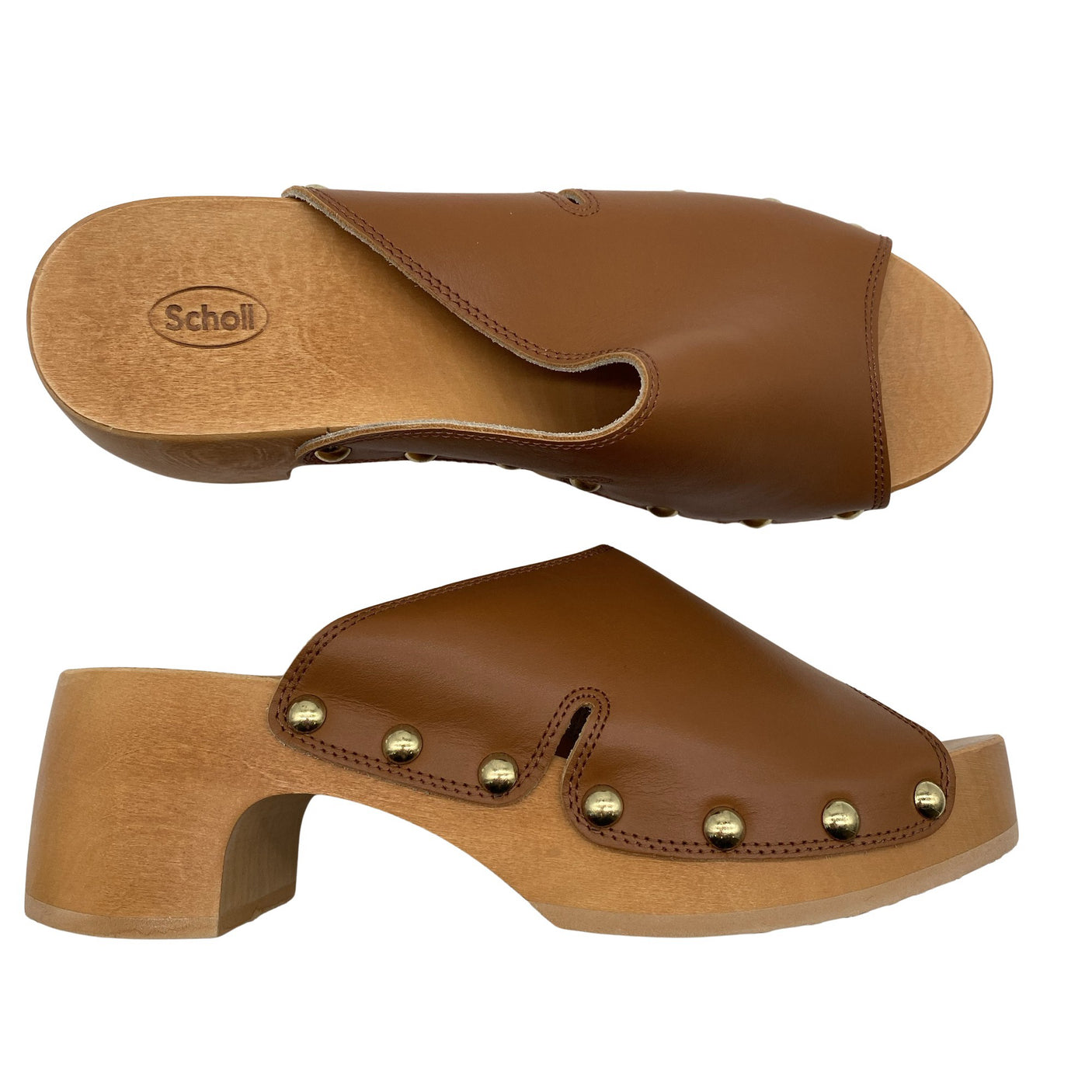 Unisex Scholl - Slip-on shoes, size 39 - Brown (1)