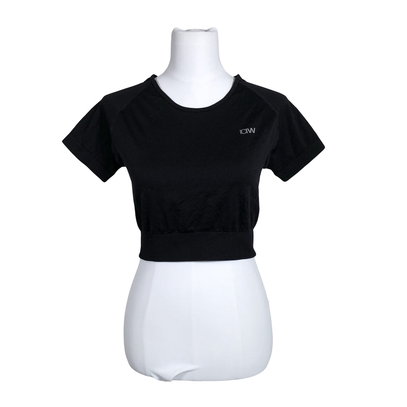 Unisex ICIW – Icaniwill - Sports shirt, short sleeve, size 40 - Black (1)