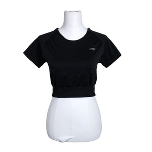 Unisex ICIW – Icaniwill - Sports shirt, short sleeve, size 40 - Black (1)