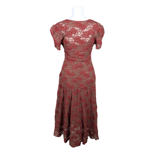 Unisex Andiata - Party dress, size 38 - Red (2)