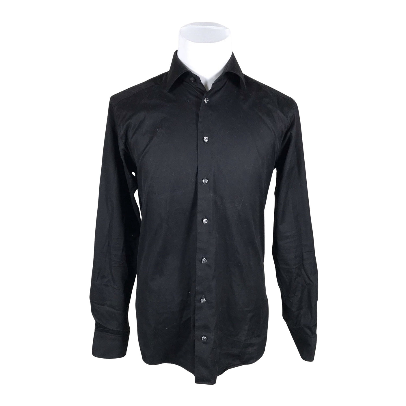 Unisex Eton - Collared shirt, size L - Black (1)