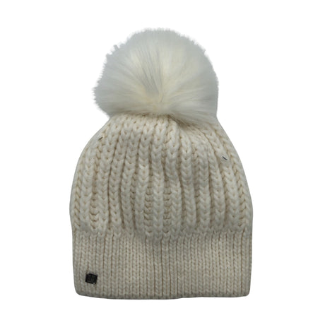 Unisex Lasessor - Winter beanie, size 52 - 54 cm - Natural white ()