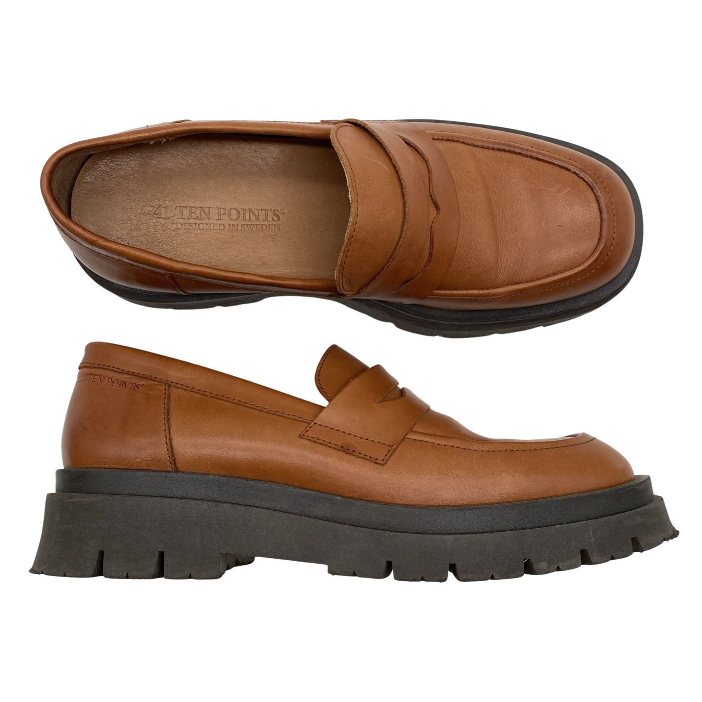 Unisex Ten Points - Loafers, size 41 - Brown (1)