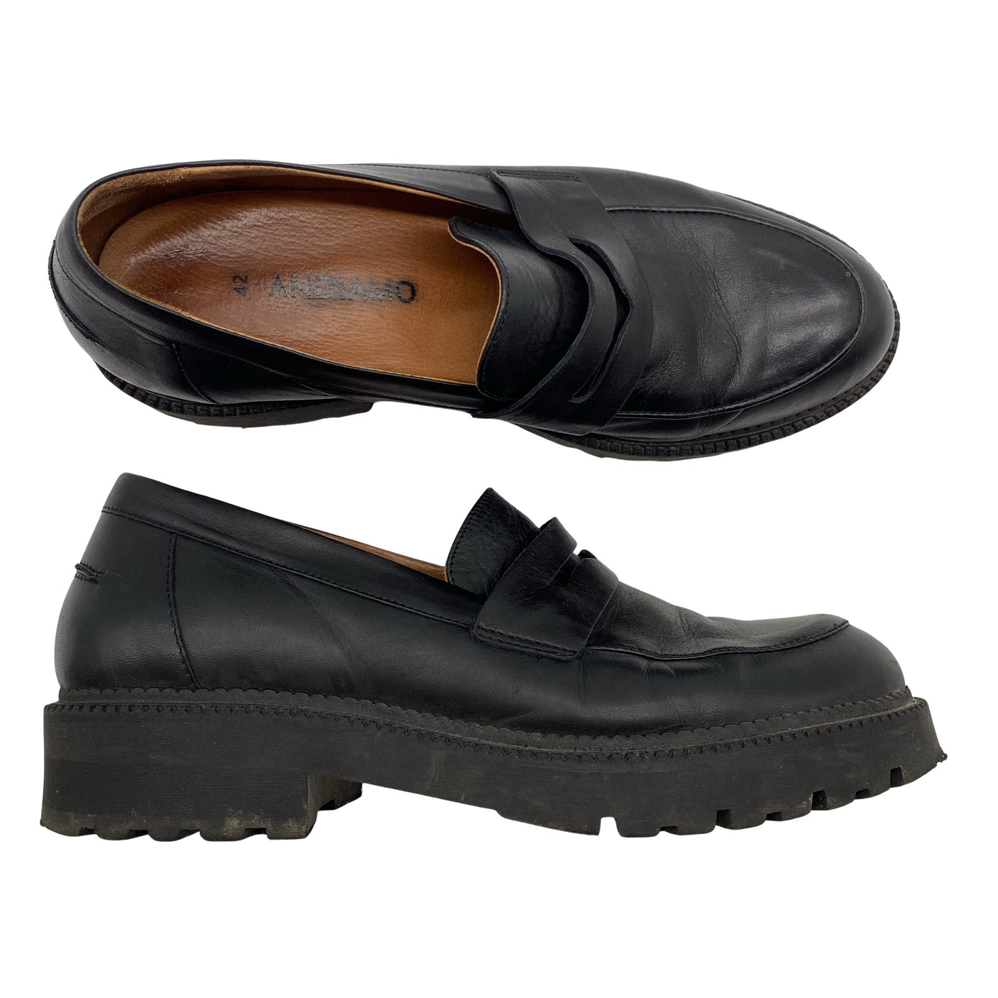 Unisex Andiamo - Loafers, size 42 - Black (1)