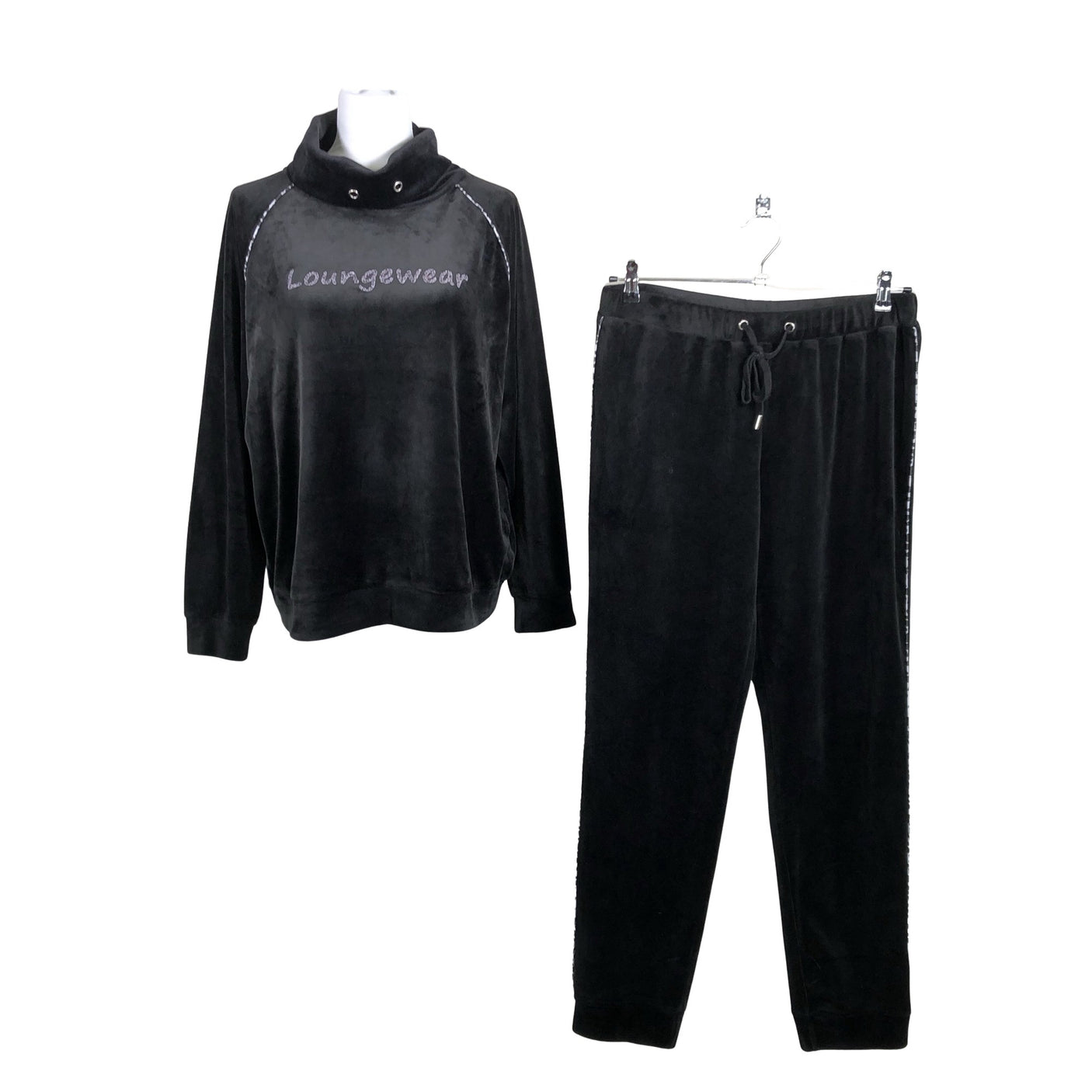 Unisex Micha - Sweatshirt and pants set, size 40 - Black (1)