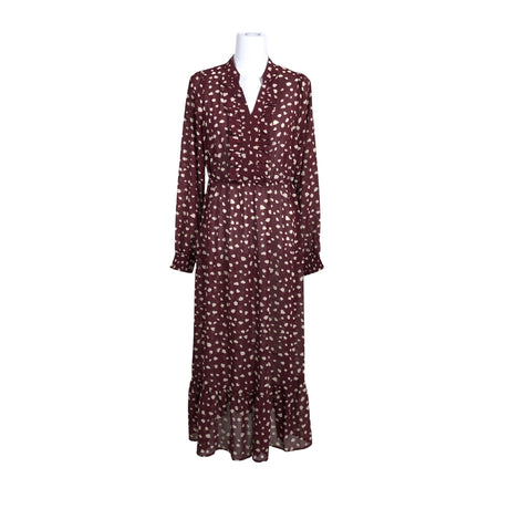 Unisex Zoey - Schiffon dress, size 34 - Wine red ()
