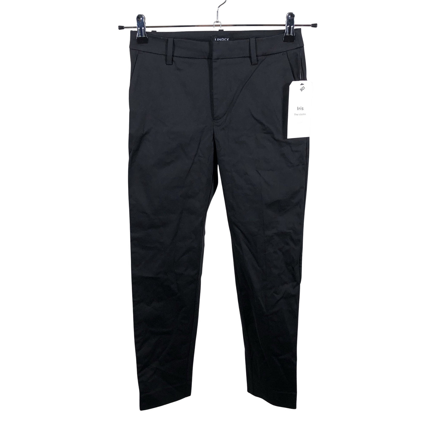 Unisex Lindex - Chinos, size 34 - Black (1)