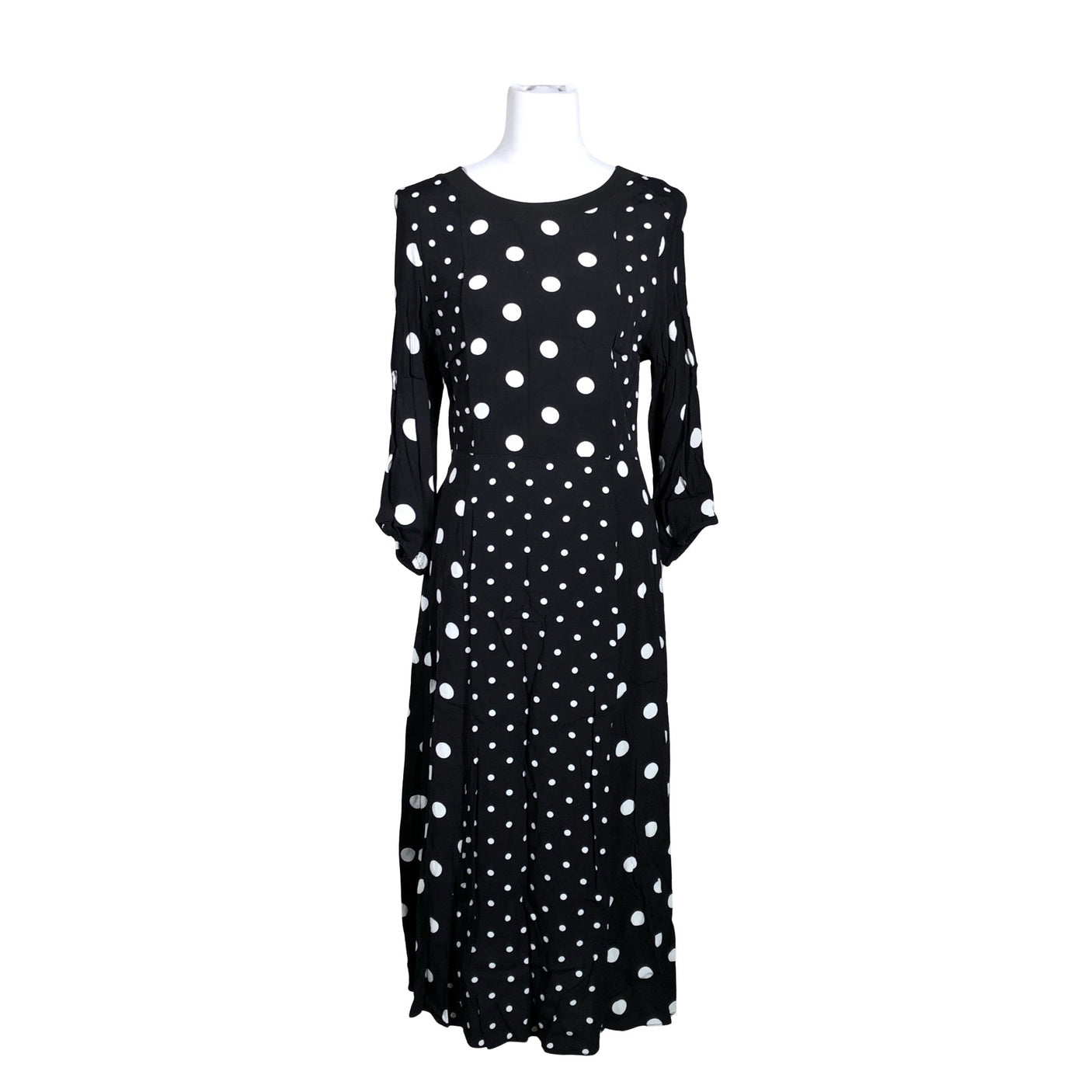 Unisex Lindex - Schiffon dress, size 40 - Black (1)