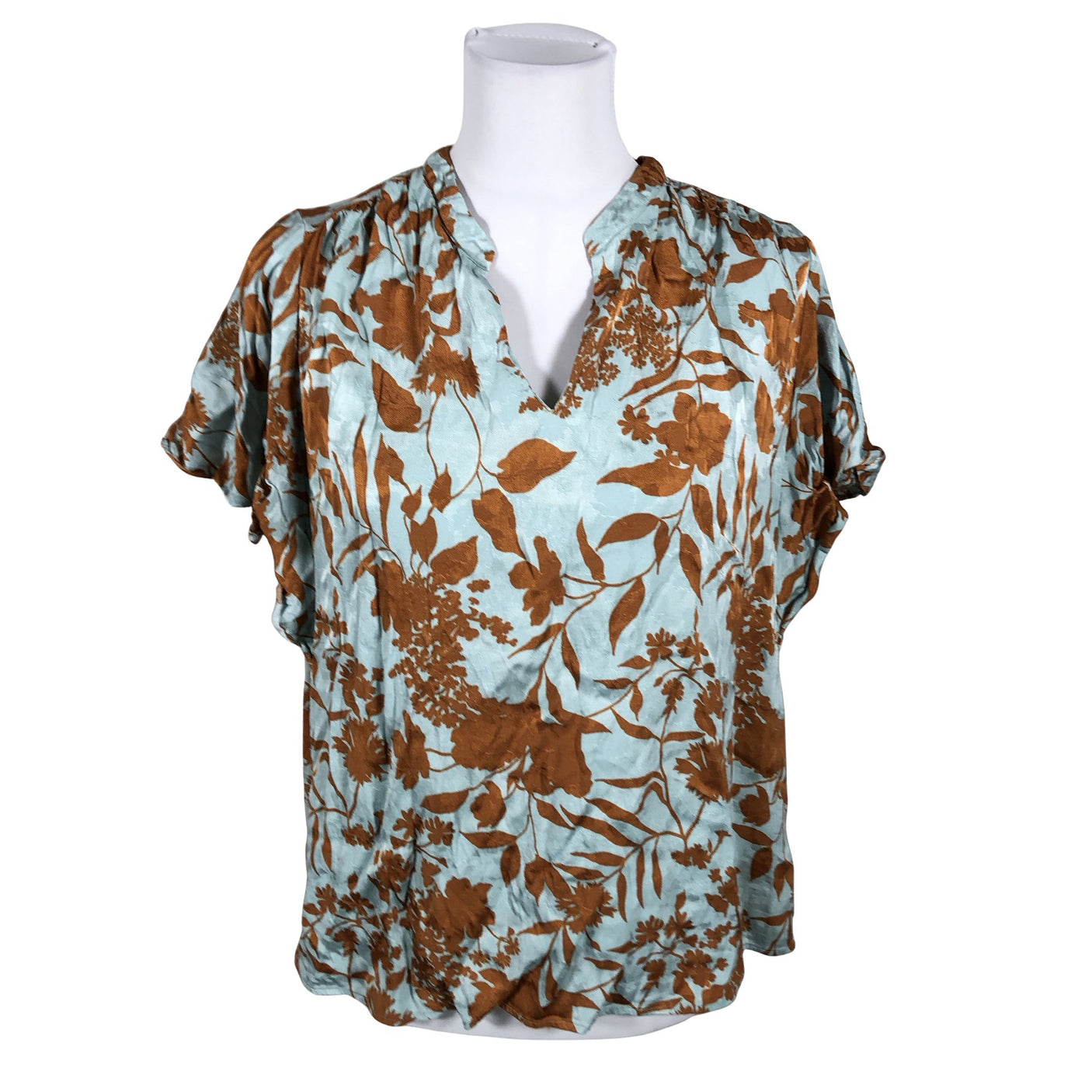 Unisex Mos Mosh - Short-sleeved blouse, size 40 - Light blue (1)