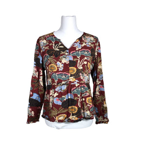 Unisex Nümph - Blouse, size 38 - Wine red (1)