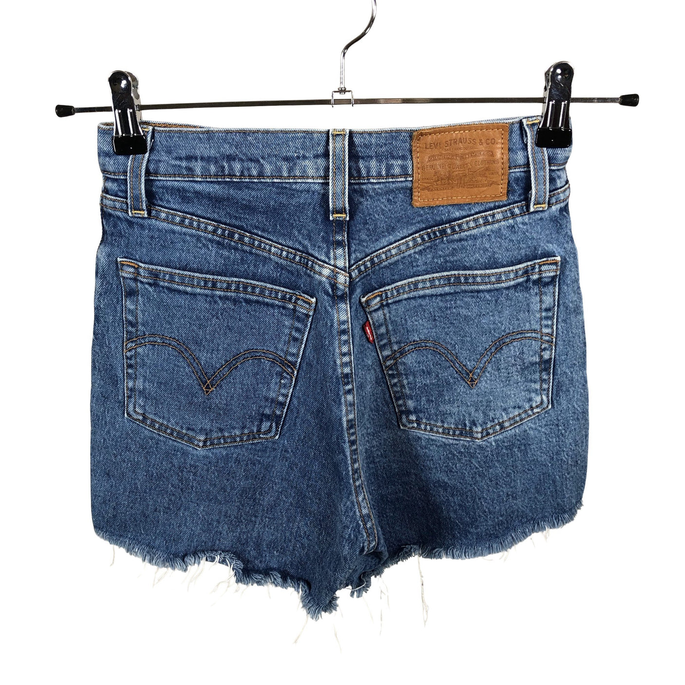 Unisex Levi's - Denim shorts, size W24 - Blue (2)
