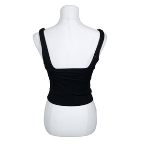 Unisex Abercrombie&Fitch - Tricot tank top, size 34 - Black (2)