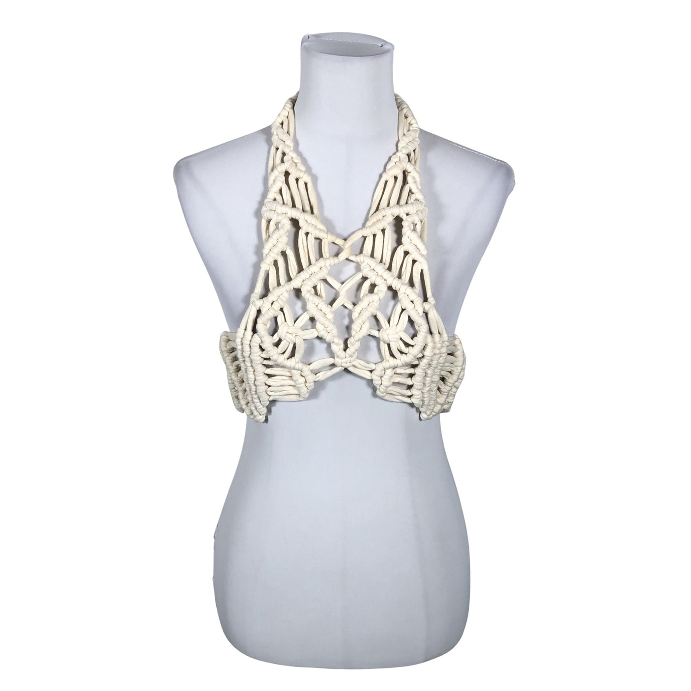 Unisex Handmade - Top, size 36 - Natural white (1)