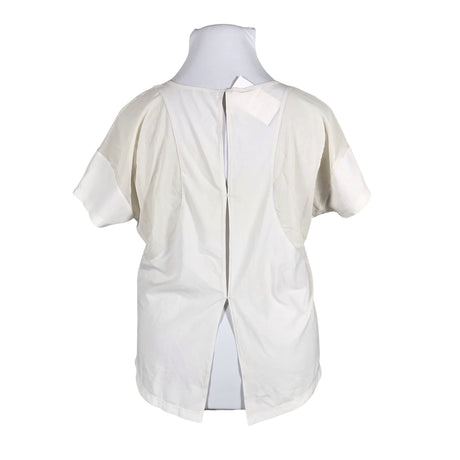 Unisex Under Armour - Sports shirt, short sleeve, size 46 - Natural white (2)