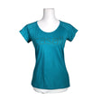 Unisex Casall - Sports shirt, short sleeve, size 38 - Blue ()