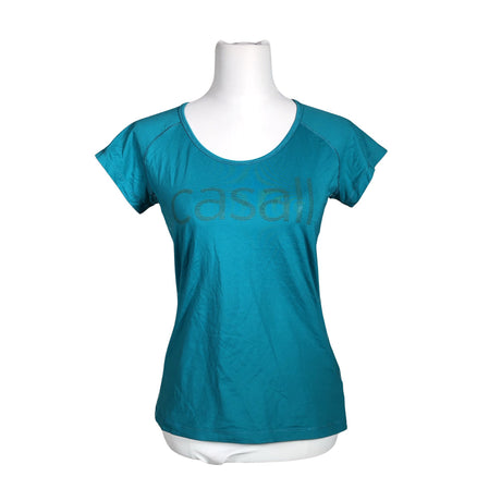 Unisex Casall - Sports shirt, short sleeve, size 38 - Blue ()