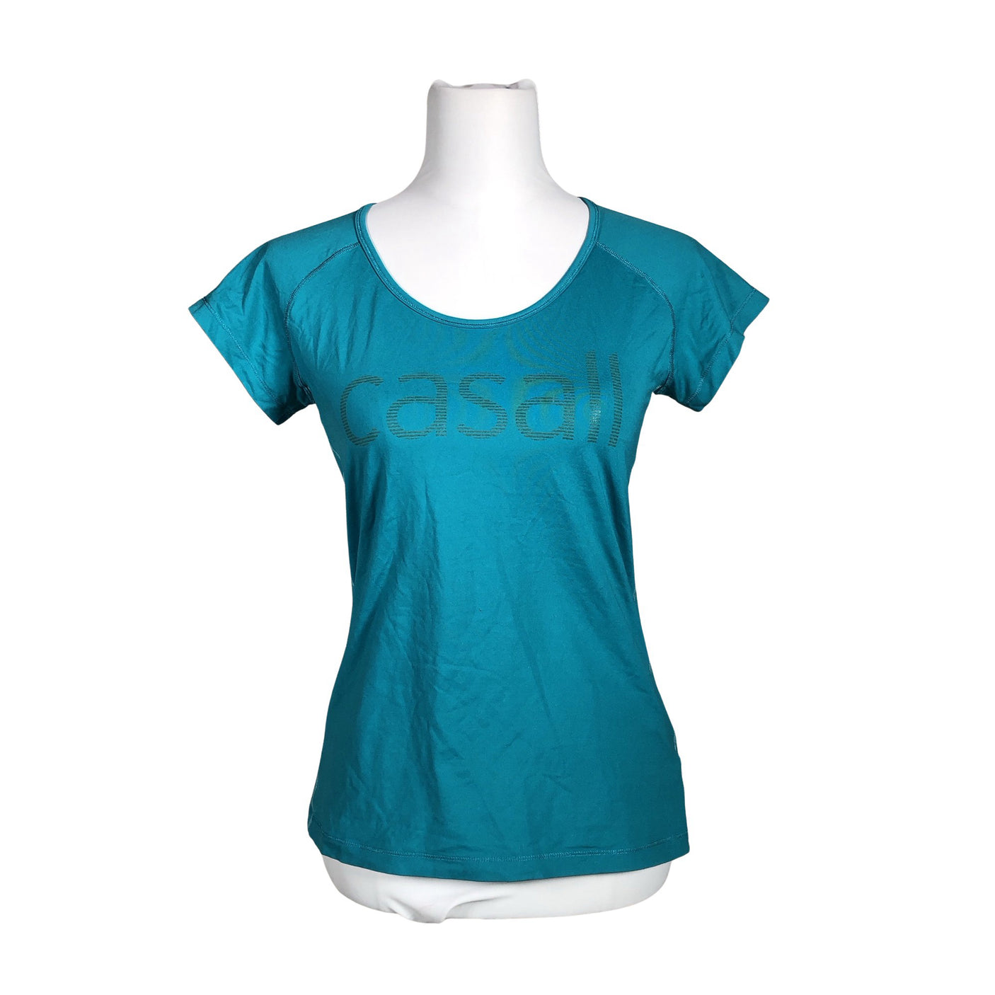 Unisex Casall - Sports shirt, short sleeve, size 38 - Blue (1)