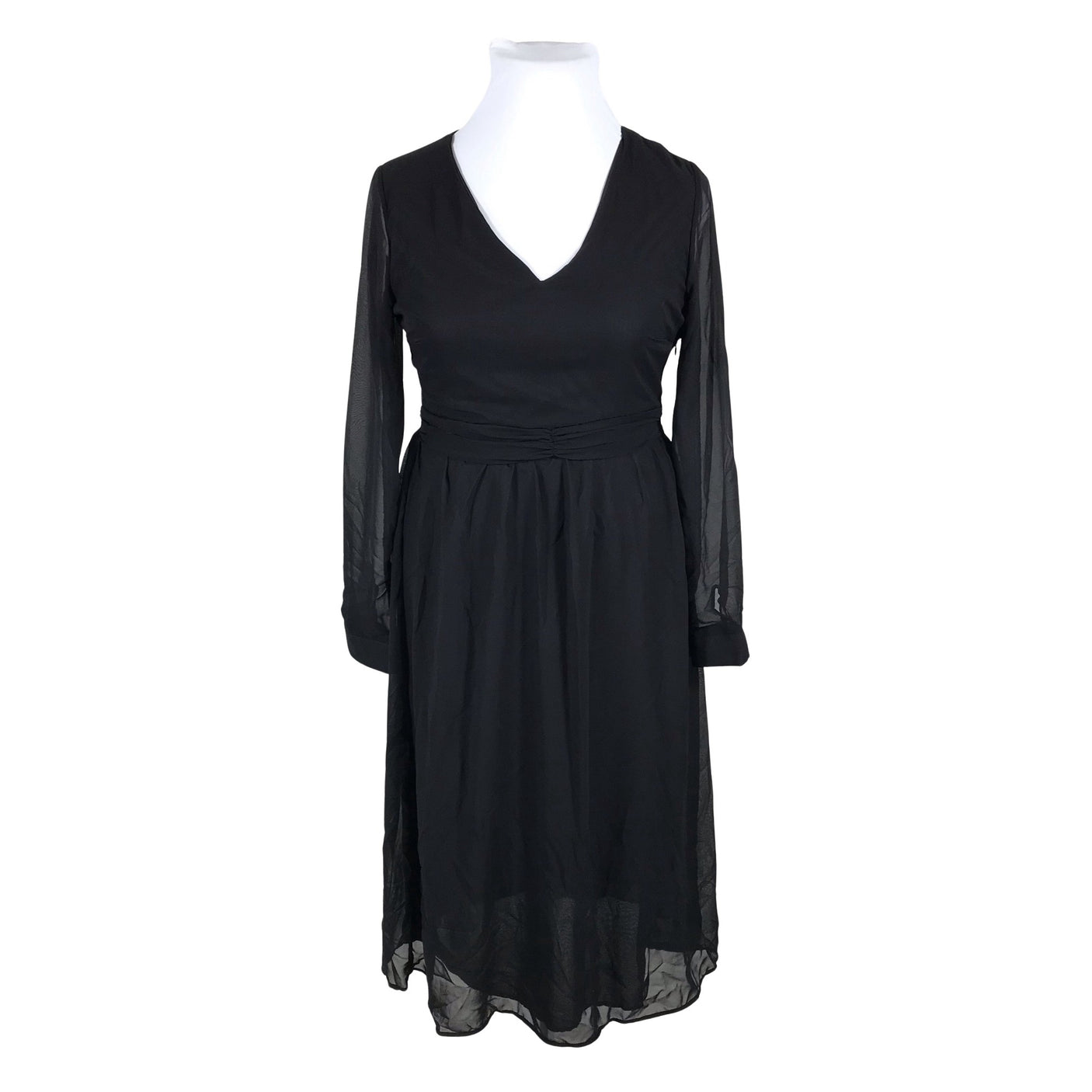 Unisex Trendyol - Schiffon dress, size 42 - Black (1)