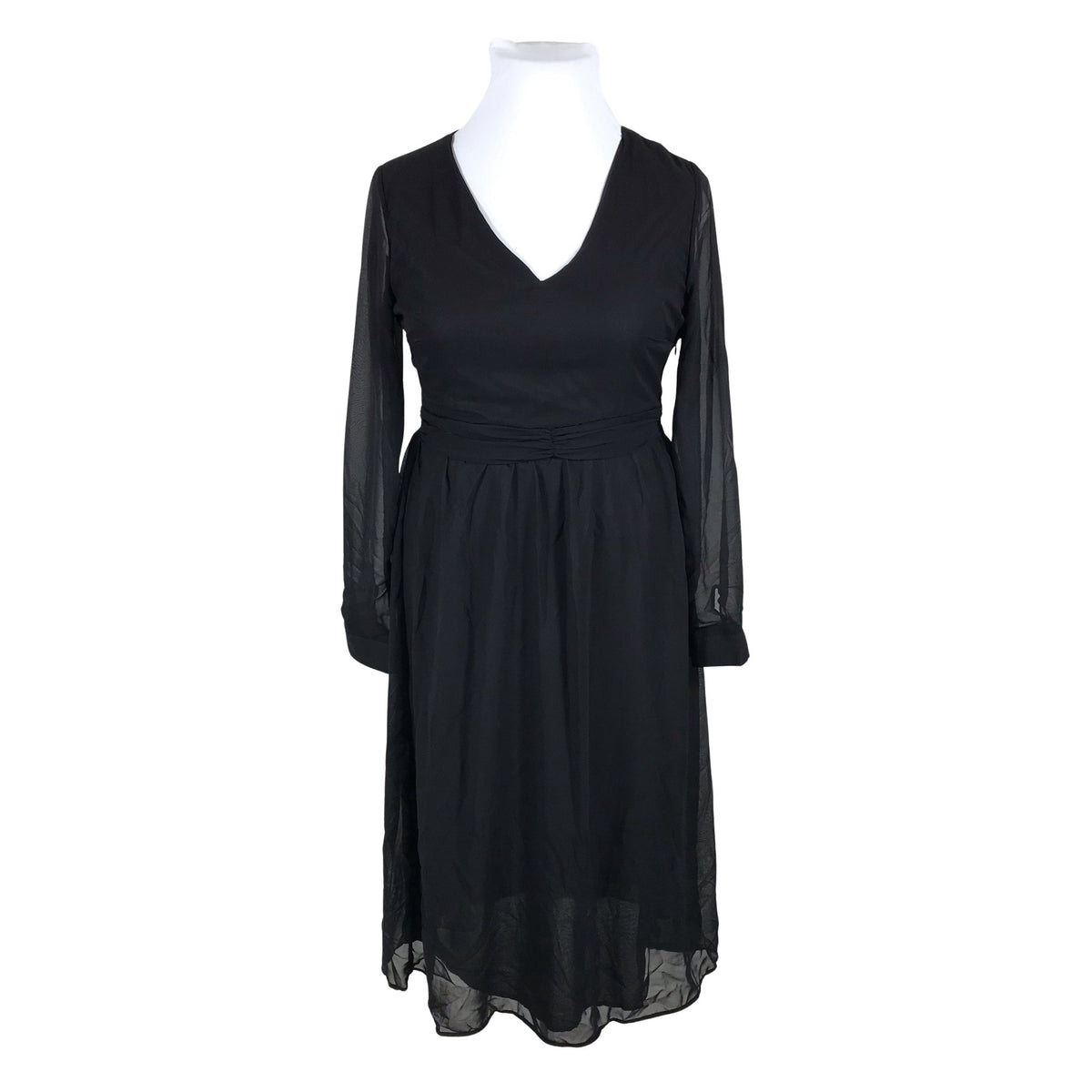 Unisex Trendyol - Schiffon dress, size 42 - Black (1)