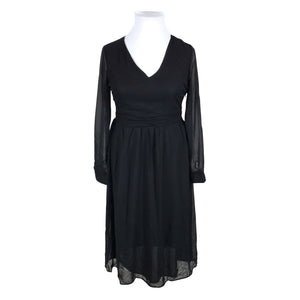 Unisex Trendyol - Schiffon dress, size 42 - Black (1)
