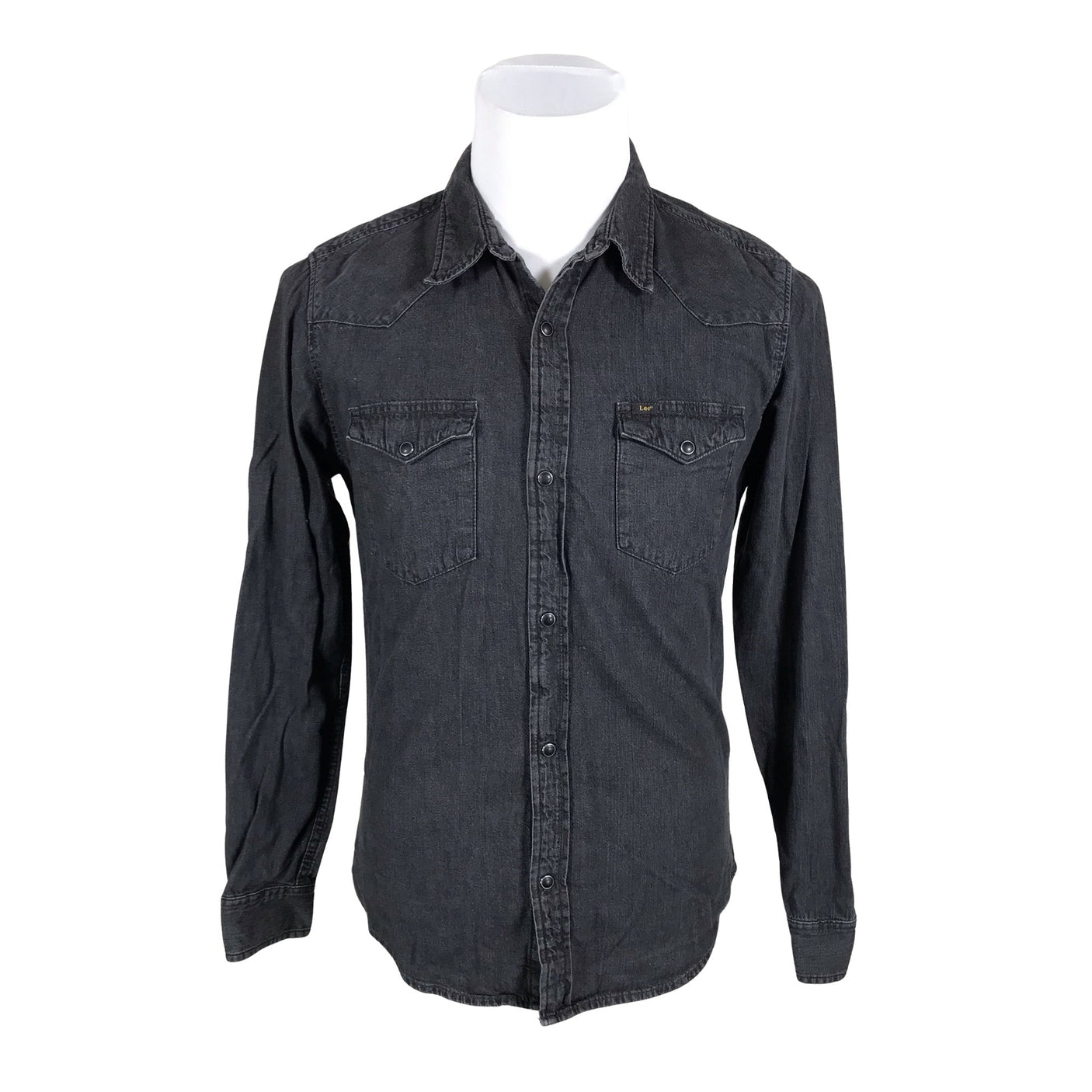 Unisex Lee - Denim shirt, size M - Gray (1)